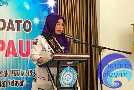 Ketua TP. PKK Kepulauan Selayar Buka Lomba Pidato Bunda PAUD