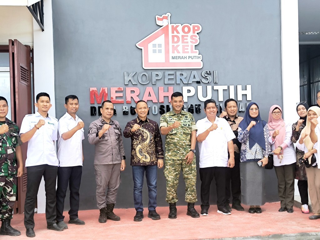 Bupati Natsir Ali bersama Forkopimda Ikuti Peresmian 1.061 KDMP, Selayar Catat 13 Titik Rampung Dibangun