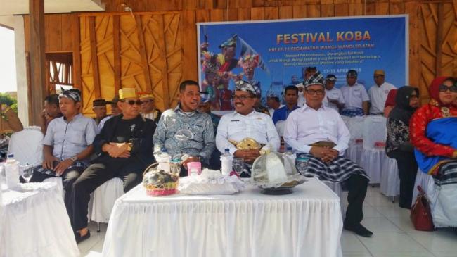 Wakil Bupati Kepulauan Selayar Hadiri Acara Festival Koba di Kecamatan Wangi-Wangi Selatan