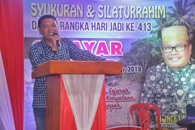 Hadiri Syukuran dan Silaturrahim Hari Jadi ke-413 Selayar, Ini Kata Basli Ali, Bupati Kepulauan Sela