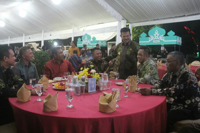 Bupati dan Wabup Kepulauan Selayar Beserta Rombongan Hadiri Open House Gubernur Sulsel 