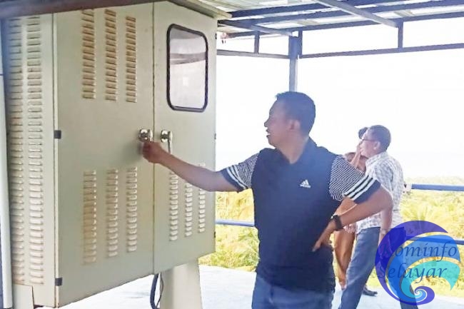 Bupati Basli Ali, Gratiskan Biaya Pemasangan Jaringan Air Bersih PDAM