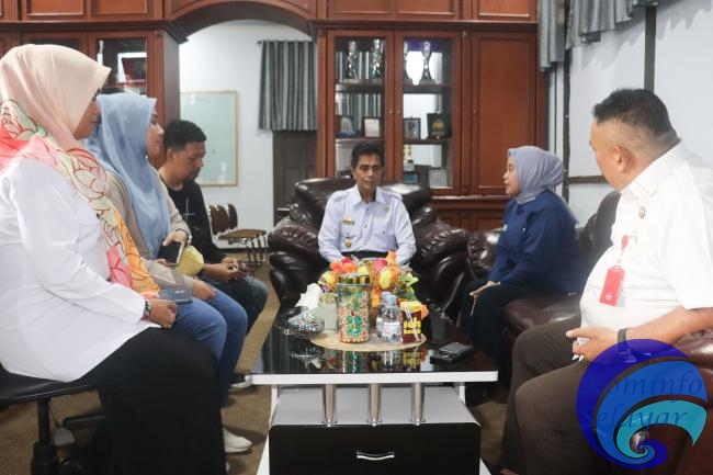 Wabup Selayar Terima Kunjungan Tim TVRI Sulsel