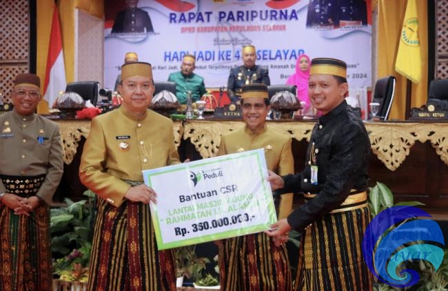 Terima Bantuan CSR dari Bank Sulselbar, Bupati Basli Ali Haturkan Terima Kasih
