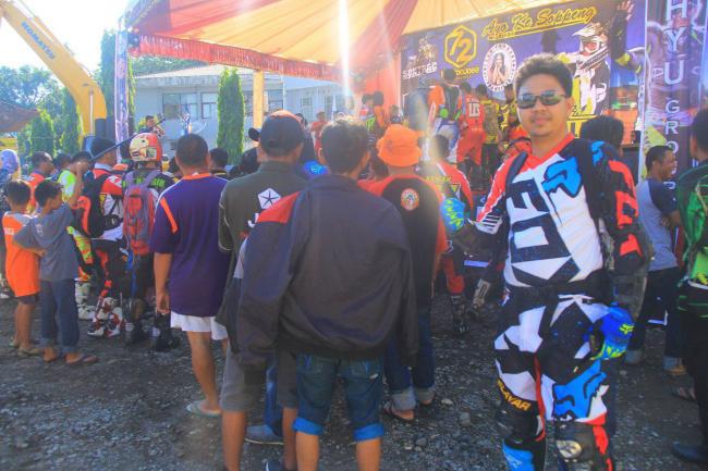 Rider Selayar Kecelakaan Pada Latemmamala Trail Adventure Kabupaten Soppeng