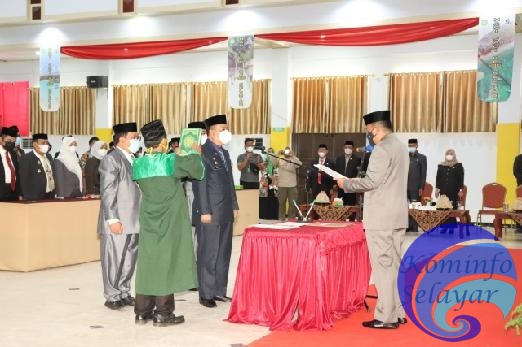 Bupati Lantik Jabatan Tinggi Pratama Sekretaris Daerah Kepulauan Selayar