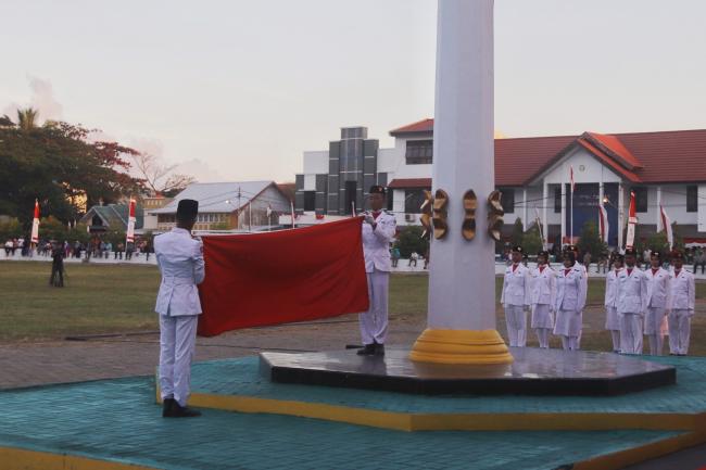 Upacara Penurunan Bendera Merah Putih, Rangkaian Peringatan HUT RI ke-73
