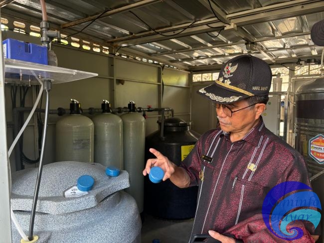 Wabup Saiful Arif Lakukan Monitoring dan Evaluasi Pembangunan di Pulau Pasi