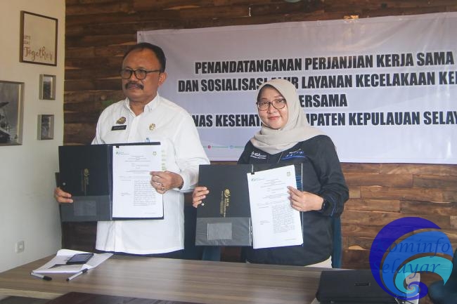 BPJSTK Selayar Teken Kerja Sama dengan Dinkes Soal Alur Pelayanan bagi Peserta yang Kecelakaan Kerja