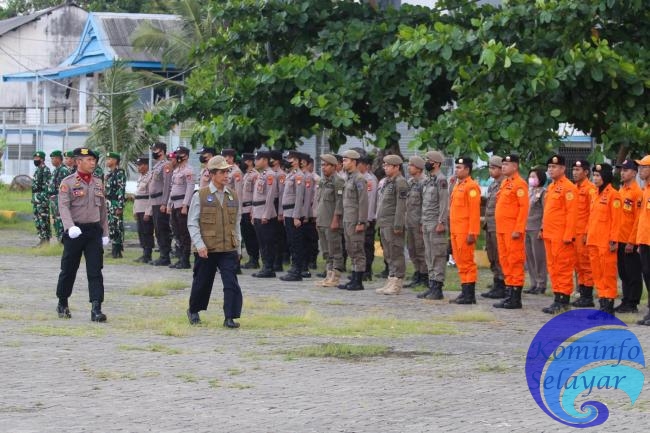 Antisipasi Ancaman Bencana Bydrometeorology, Pemkab Selayar  Apel Gelar Pasukan Kesiapsiagaan Kebencanaan