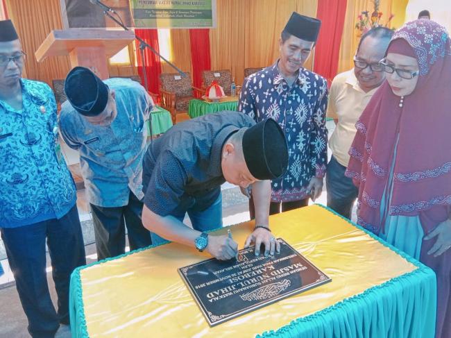 Bupati Kepulauan Selayar Resmikan Pemanfaatan Mesjid Nurul Jihad Dusun Karebosi Desa Kohala 