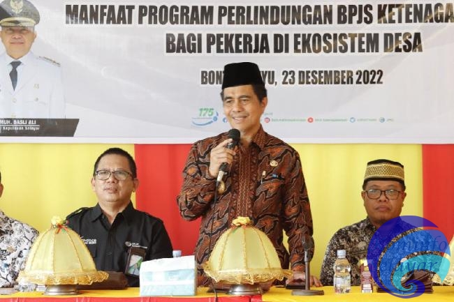 Pimpin Rapat KSO BPJSTK, Wabup Tekankan Pentingnya Sinergitas