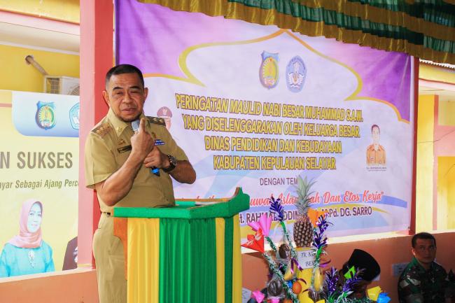 Dispendikbud Gelar Peringatan Maulid Nabi Muhammad SAW, Ini Arahan Wabup Kepulauan Selayar