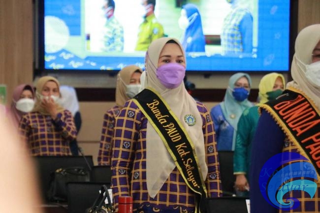 Musrifah Basli Dikukuhkan Sebagai Bunda PAUD Kebupaten Kepulauan Selayar