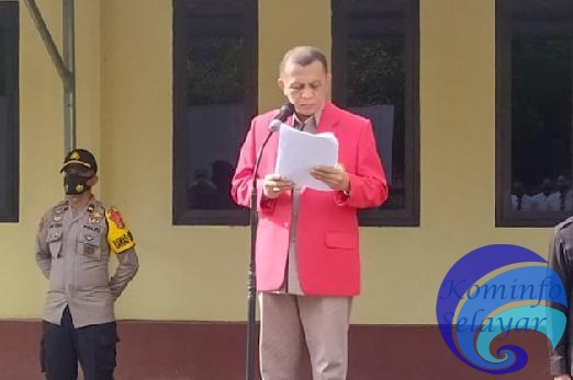 Sekda Selayar Pimpin Apel Gelar Pasukan Operasi Lilin