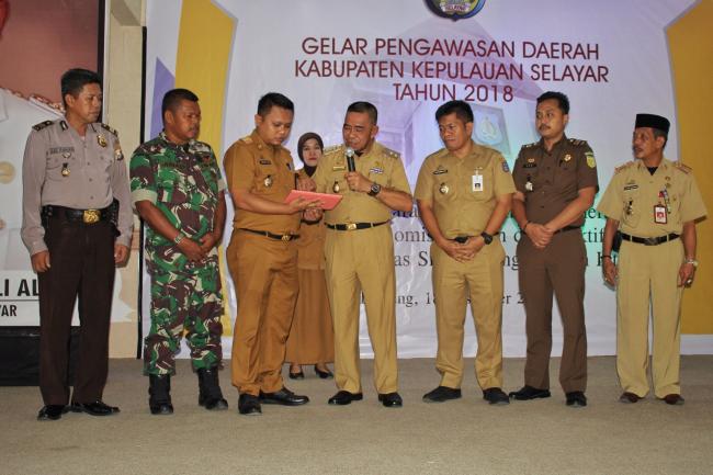 Wabup Kepulauan Selayar Buka Rapat Gelar Pengawasan Daerah