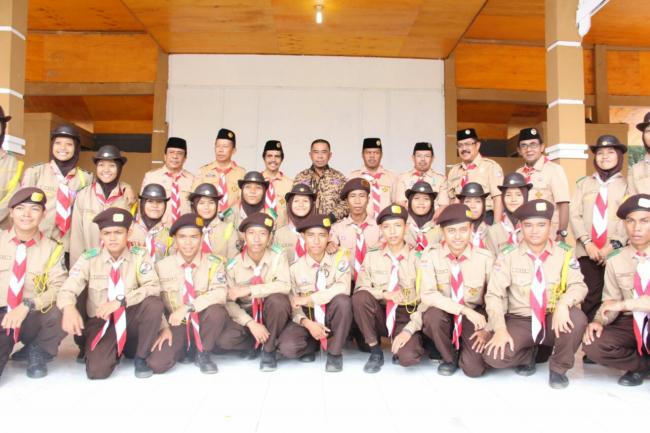 Terima Kembali Kontingen Raimuna, Wabup Upayakan Pemberangkatan Berikutnya Pemda Siapkan Tiket Pesaw