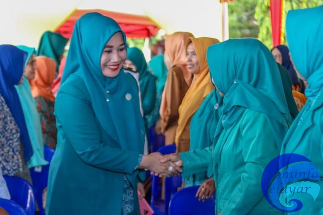 Musrifah Basli Hadiri Pelantikan 34 Ketua TP. PKK Desa