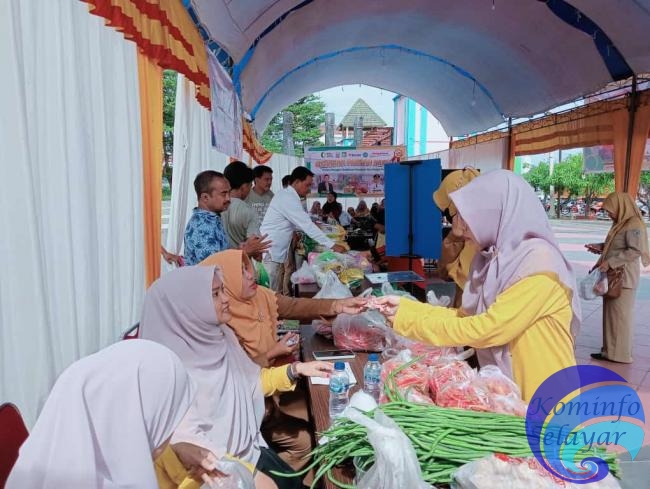 Digagas oleh Bapanas, Dinas Pertanian Selayar Kolaborasi Bulog Gelar GPM Dua Hari Jelang Idul Adha