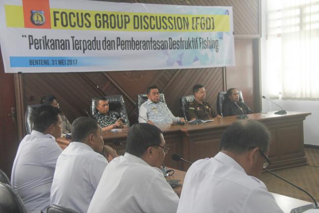 Wabup Kep. Selayar Buka FGD Bertemakan Perikanan Terpadu dan Destruktif Fishing