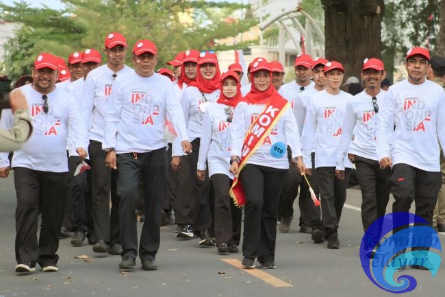 Semarak HUT ke-78 RI di Selayar, Instansi dan OPD Lomba Gerak Jalan Indah