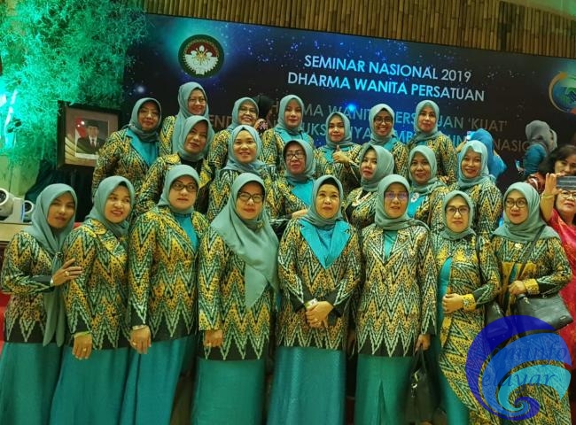 Asniar Marjani Hadiri Seminar Nasional 2019 Dharma Wanita Persatuan Pusat