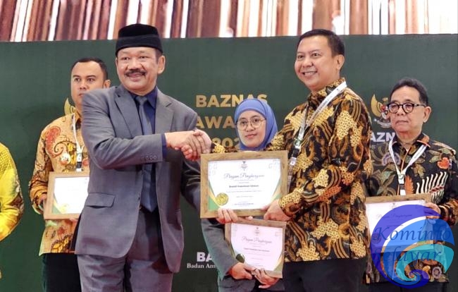 Bupati Basli Ali dinobatkan Sebagai Kepala Daerah Terbaik Pendukung Pengelolaan Zakat 2024