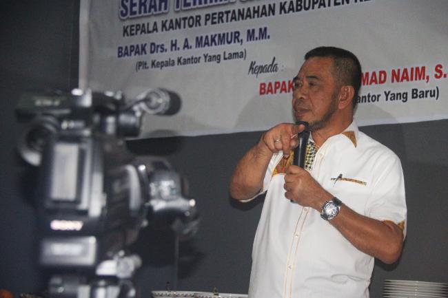 Hadiri Sertijab Kepala Kantor Pertanahan Kabupaten Kepulauan Selayar, Ini Pesan Wakil Bupati