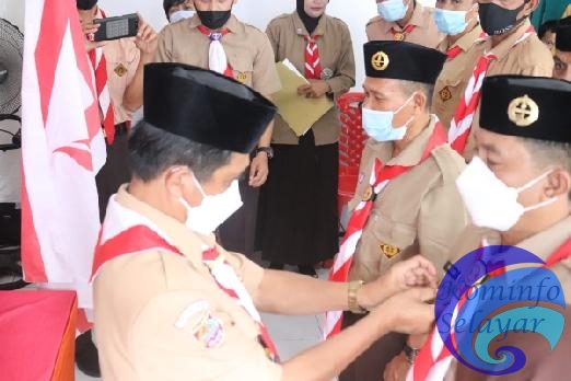 Pengurus Kwarran, Mabiran dan DKR Gerakan Pramuka Pasilambena Dilantik