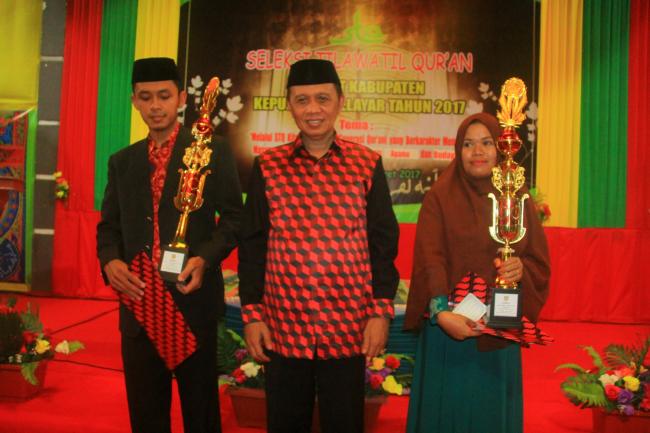 Resmi Ditutup Oleh Sekda, Kecamatan Bontoharu Juara Umum STQ ke-30 Tk. Kabupaten Kep. Selayar 