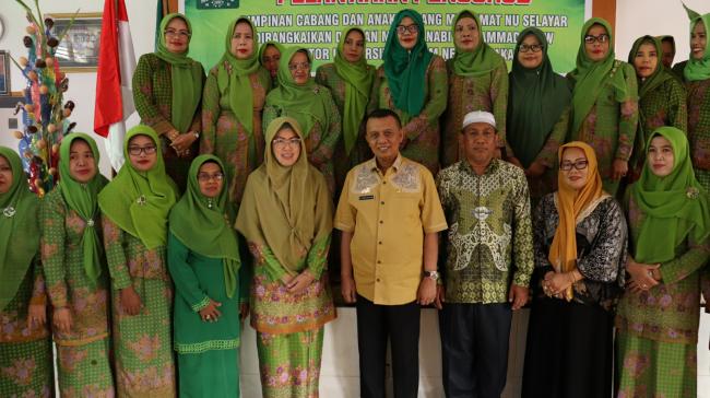 Lantik Pengurus Muslimat NU Selayar, Ini Arahan Pimpinan Wilayah Muslimat NU Sulsel 