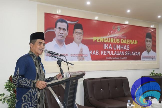 Wabup Saiful Arif Harap IKA Unhas Selayar Bersinergi dan Berkolaborasi Bangun Daerah