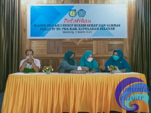 Pokja IV TP PKK Selayar Gelar Pelatihan Kader Perilaku Hidup Bersih dan Sehat