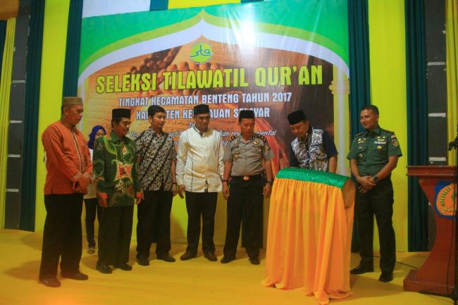 Bupati Kepulauan Selayar Buka STQ Tingkat Kecamatan Benteng 
