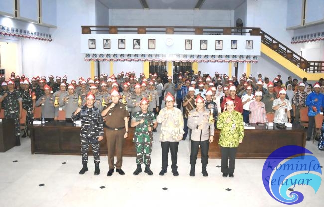 Komitmen Jaga Daerah Tetap Kondusif, Tiga Pilar di Kepulauan Selayar Deklarasi Pilkada Damai 2024.