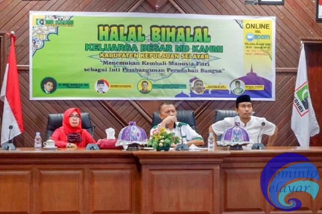 MD KAHMI Selayar Gelar Halal Bi Halal Secara Virtual
