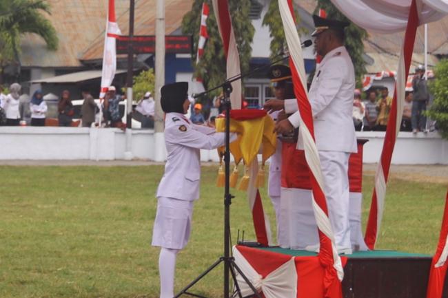 Wakil Bupati Kepulauan Selayar Irup Upacara Peringatan HUT RI ke-73