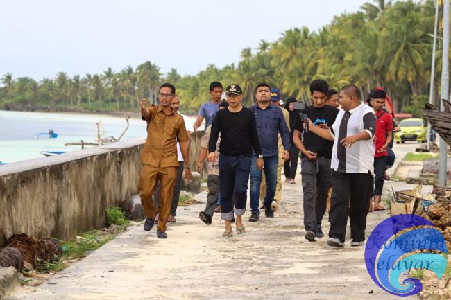 Bupati Kepulauan Selayar Tinjau Tanggul Jebol di Desa Bonea