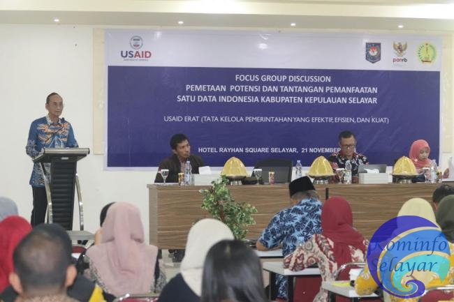 Diskominfo Kolaborasi USAID Erat Gelar FGD Pemetaan Pemanfaatan SDI