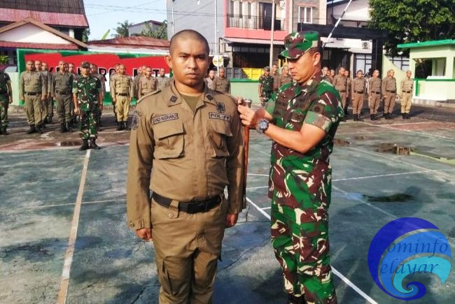 Sebanyak 45 Satpol PP mengikuti Diklat Dasar di Makodim 1415 Kepulauan Selayar