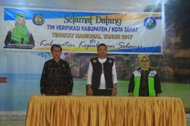 Kabupaten Kepulauan Selayar Lulus Verifikasi Dokumen Kabupaten Sehat Nasional 