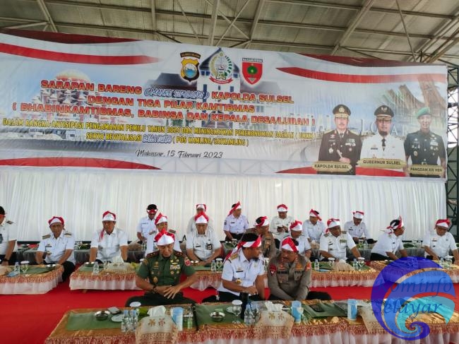 Perkuat Kolaborasi, Bupati Basli Ali Hadiri "Manre Sipulung" dengan Tiga Pilar Kamtibmas