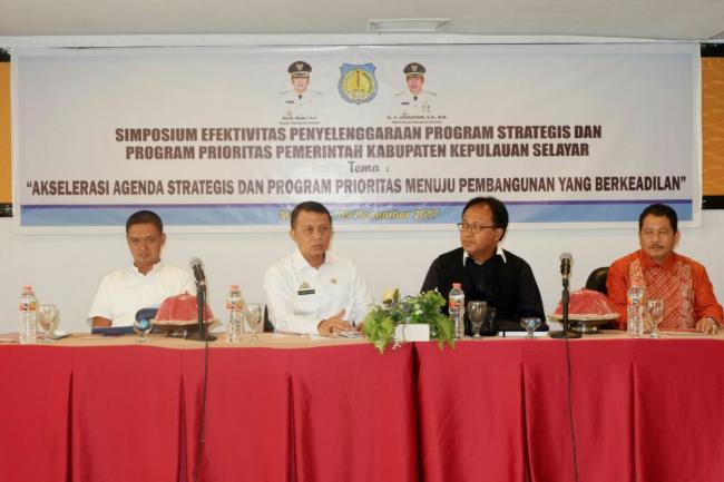 Simposium Bappelitbangda Selayar, Bahas Akselerasi Program Strategis dan Prioritas
