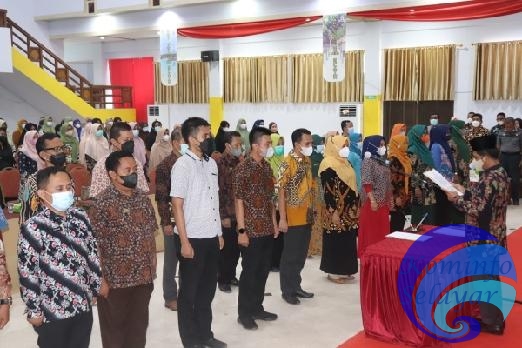 Wabup Kepulauan Selayar Lantik 194 Pejabat Pengawas Kedalam Jabatan Fungsional