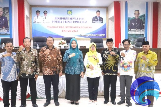 Enam Kades Terpilih Tampil Paparkan Inovasi Di Ajang Lomba Desa Tingkat Kepulauan Selayar