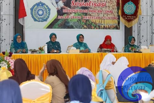 TP. PKK Selayar Pokja III Sosialisasi Diversifikasi Pangan Lokal sebagai Upaya Cegah Stunting