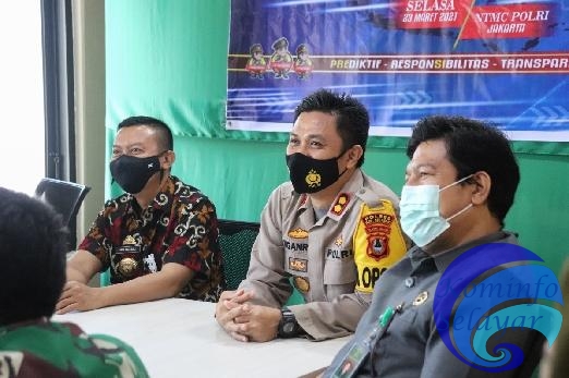 Didampingi Kapolres, Bupati Selayar Hadiri Launching Electronic Traffic Law Enforcement