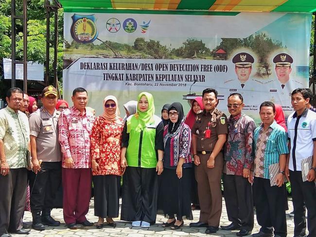 Deklarasi ODF Tingkat Kabupaten Kepulauan Selayar, Terpusat di Kecamatan Bontoharu