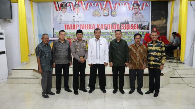 Tatap Muka Dengan Kapolda Sulsel, Ini Sambutan Penerimaan Bupati Kepulauan Selayar 