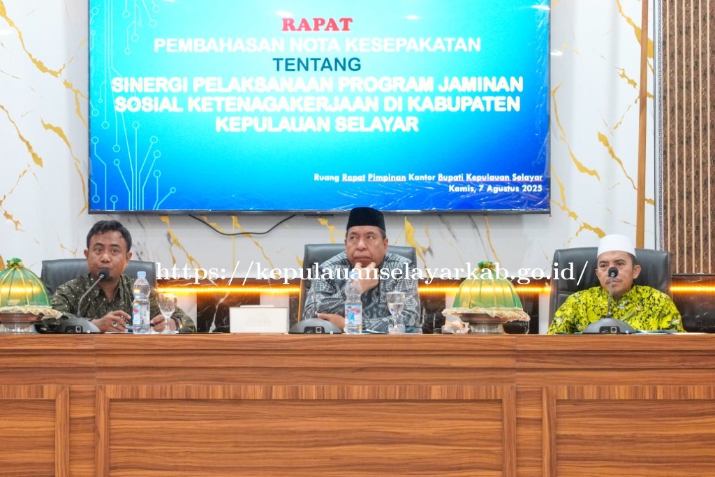 Pemkab Kepulauan Selayar dan BPJS Ketenagakerjaan Bahas Sinergi Pelaksanaan Program Jaminan Sosial